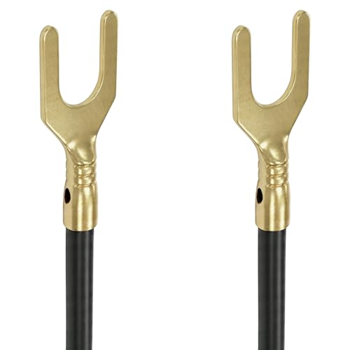 3m Turntable Record Player Earth Grounding Wire to Stop Feedback Humming or Buzzing Hum (3 Metre, Black)