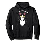 I Love My Tuxedo Cat Pullover Hoodie