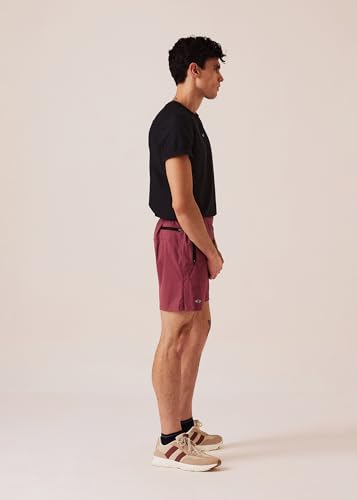 Image of STRCH Men's Sports Shorts | Regular Fit Activewear Shorts | Nylon Stretch Gym, Running & Training Shorts | Mid Rise Drawstring Waist | Above Knee Workout Shorts