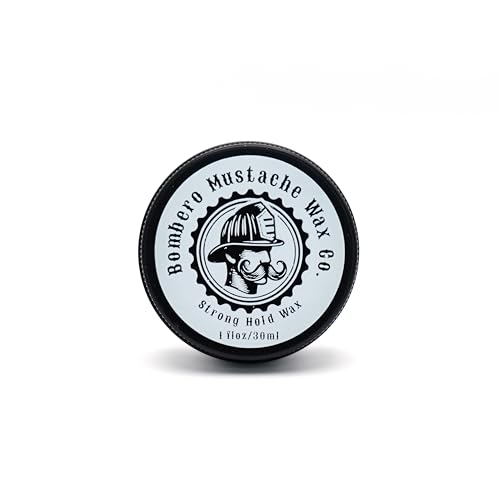 Bombero grooming Company Mustache Wax Strong Hold, Long-Lasting & Nourishing – Great Scents – Firm, Extra Strong Styling for Men’s Mustache