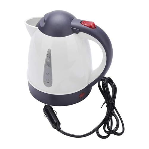 Tetera eléctrica portátil para auto 12V 1L rápido miniatura 6