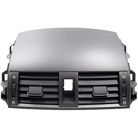 ASVEGE Car Center Dash AC Air Vent Outlet Panel for Hand Gear Wheels Toyota Corolla 2008-2013 Gray #55670-02160 55663-02060 Cover