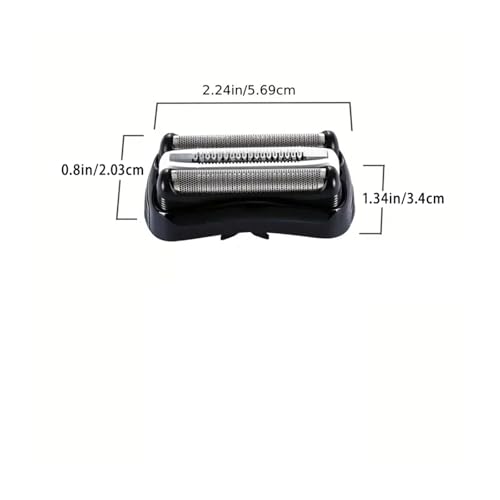 32B/32S Series 3 Replacement Head, Compatible For Braun， ProSkin Electric Shaver, Compatible For Braun， Foil Shaver 3000s 3010s 3020s 3030s(32S-1pc)