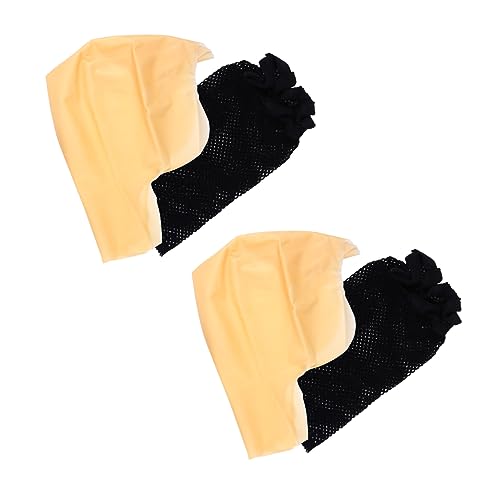 Ipetboom 4Pcs Latex Bald Caps for Cosplay and Performance Realistic Wig Caps for Adults Comfortable Stretchy Material for Halloween and Costume Events