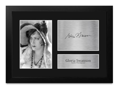 Cuadro de Gloria Swanson Sadie Thompson A4 para decorar tu sala de cine en casa