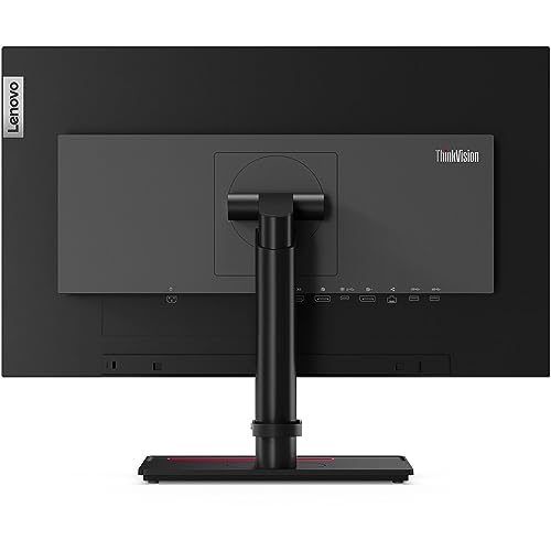 Image of Lenovo ThinkVision P24h 2560 x 1440 LED QHD LCD, 2-Pack Bundle with HDMI, DisplayPort, Daisy Chain Ready, Dock, USB-C, USB Hub, Dual Monitor Stand, MK670 Wireless Keyboard & Mouse, Mouse & Wrist Pad
