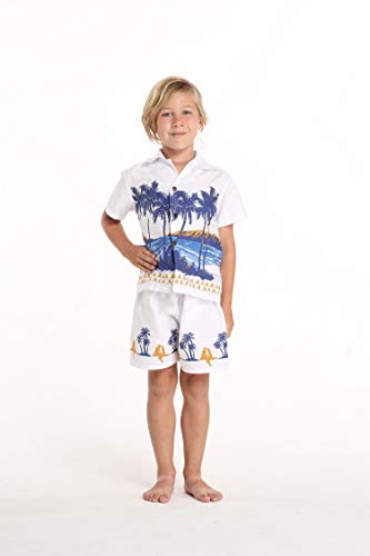 Image of Boys' Aloha Luau Shirt Cabana Set in Signature Prints