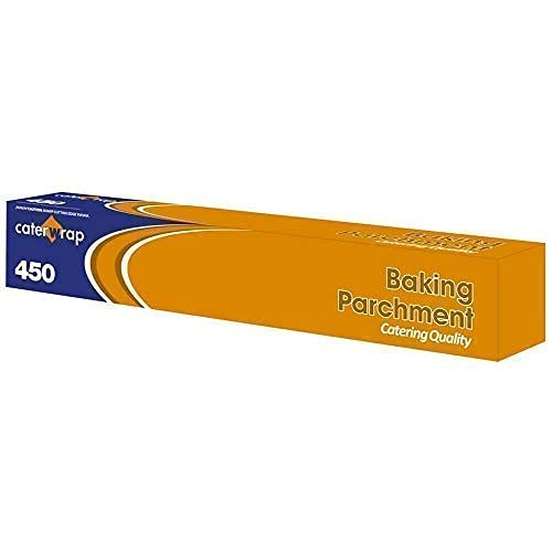 We Can Source It Ltd - Siliconized Baking Paper Parchment 450mm x 50m with Non-Stick Easy Release Surface – Fat Free Baking and Cooking – Ideal for Kitchen, Oven and Food Preparation - 1 Roll
