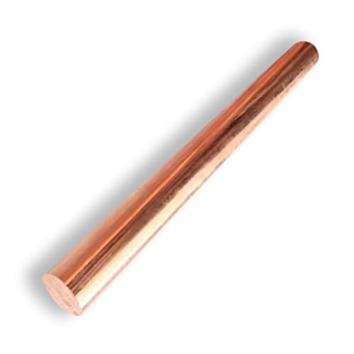 Barre de cuivre pur 28mm tige ronde de 300mm pour tour et artisanat