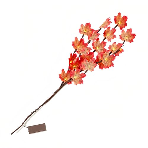 Image of Ulalaza 30.3'' 2 Branches 40 LED Bulbs Twig Lamp Battery Operated LED Lighted Willow Branches Vase Fillers Use for Christmas Home Party Decoration Indoor Outdoor