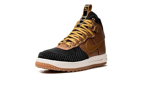 Image of Brown & Black Nike Lunar Duckboot - Goldtone