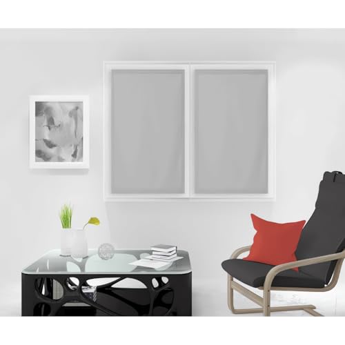 Soleil d'ocre, Dolly Paire de Brise bise, 60x160 cm, Gris Clair