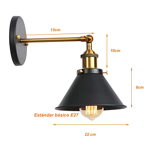 Lámparas de pared para interiores Marca TIME4BUY (3)