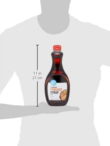 Amazon Brand - Happy Belly Pancake Syrup, Original Flavor, 24 Fl Oz #TOP4