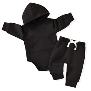 Aalizzwell Infant Baby Winter Hoodie Outfit