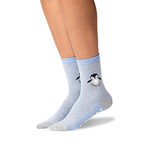 HOTSOX Womens Penguin Non Skid Socks 1 Pair, Womens 9-112