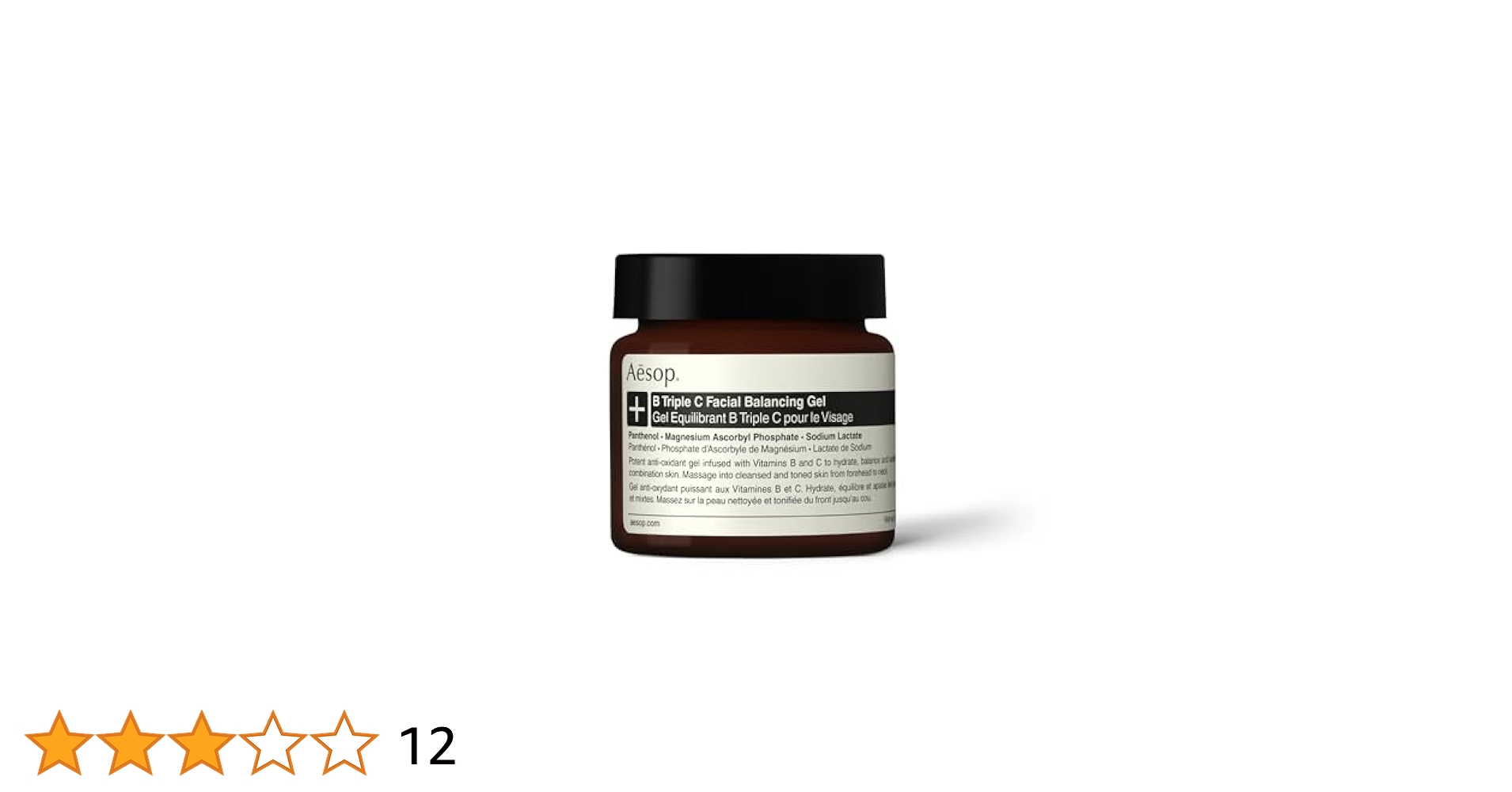 Aesop B Triple C Facial Balancing Gel, 60 ml : Amazon.pl: Uroda