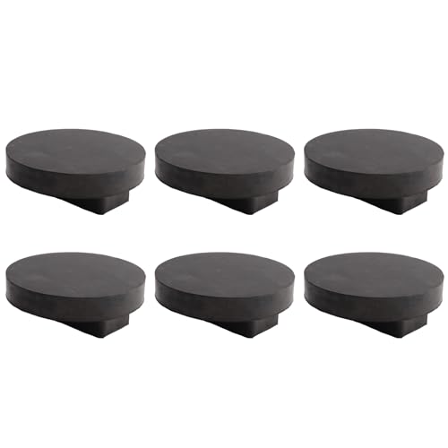 Adaptateur jacking point jack pad en caoutchouc dur pour levage sécurisé de voiture - x6