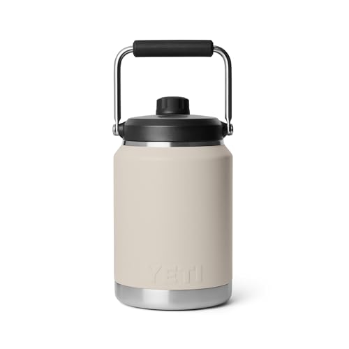 Image of YETI Rambler Half Gallon Jug 2.0, Vacuum Insulated, Leakproof, Stainless Steel with MagCap, Cape Taupe