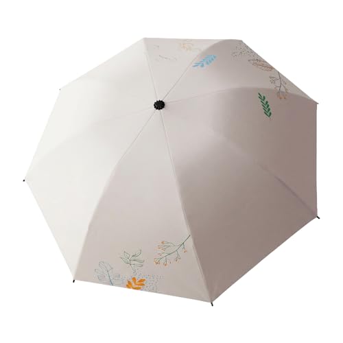 Parapluie pliable manuel TINAYAUE anti-UV pour sac à dos femme
