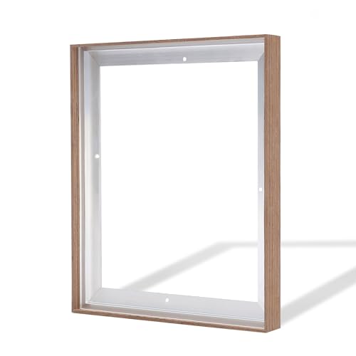 CANFRAVAS Canvas Frame 24x36 DIY Metal Floater Frames 1.5 Deep Floating Frames Floater Frame for Canvas Painting (Walnut 24x36)