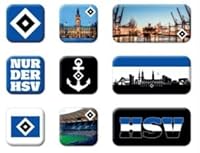 HSV Magneten 9er Set 'Nur der HSV'