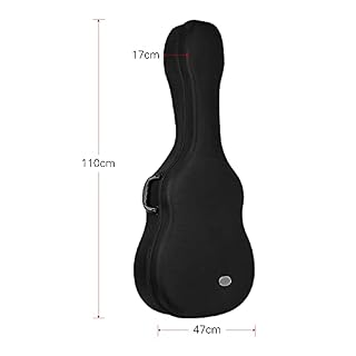 Housse de transport pour guitare acoustique de 104,4 cm – Housse de transport rigide légère en tissu avec doublure… - Les Beatles, Paul McCartney, John Lennon, RIngo Starr, George Harrison Housse de transport pour guitare acoustique de 104,4 cm - Housse de transport rigide légère en tissu avec doublure… – Image 3