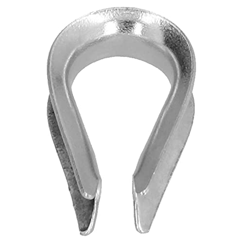 50 Pezzi di Fune Metallica Ditale Clip di Fune