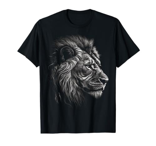 Leone - Art Animal Lion Maglietta