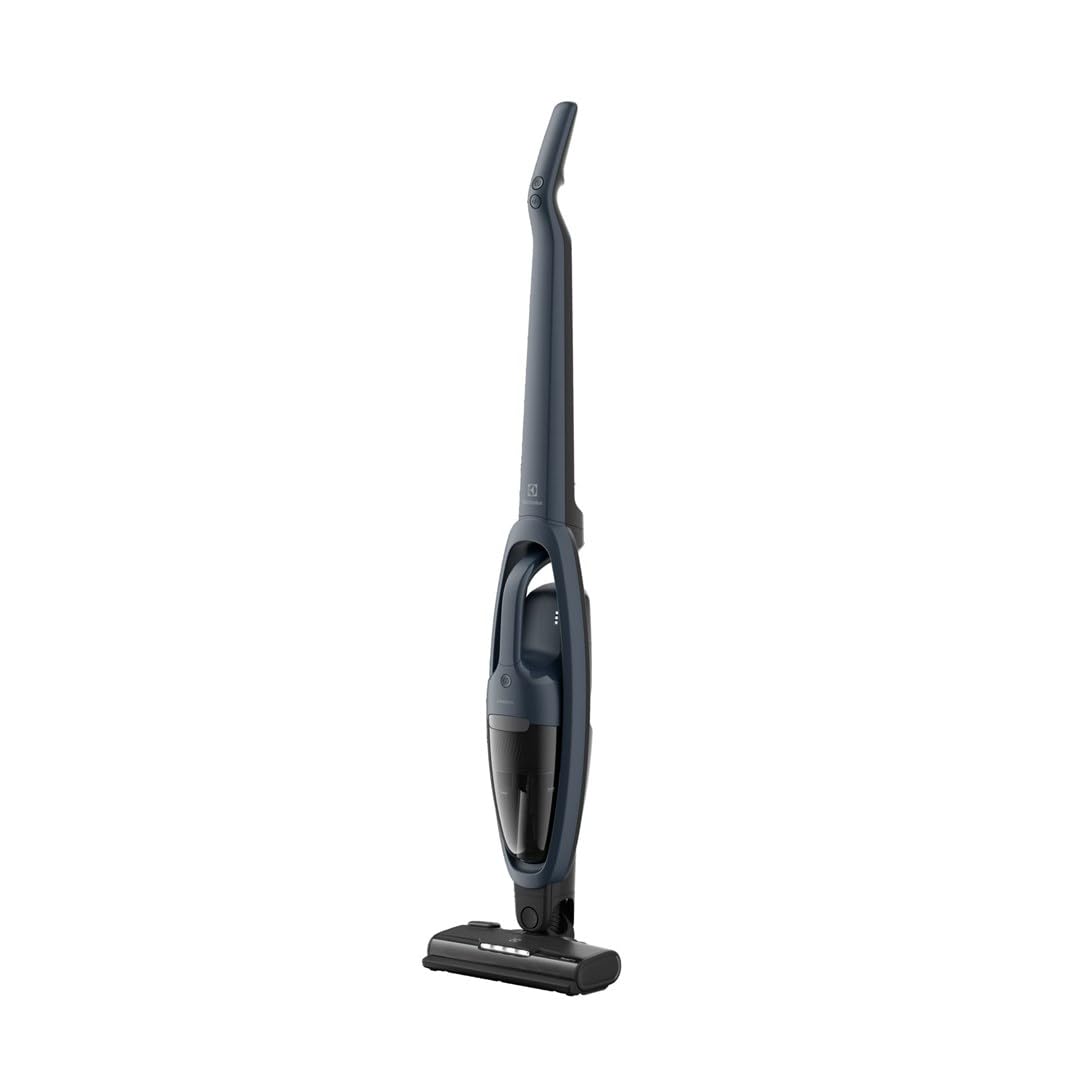 Electrolux 500 Clean, Aspirador Escoba Inalámbrico 2 en 1, Cepillo Autolimpiador, hasta 50 min de Autonomía, 58% de Plástico Reciclado, ES52CB21DB, Azul