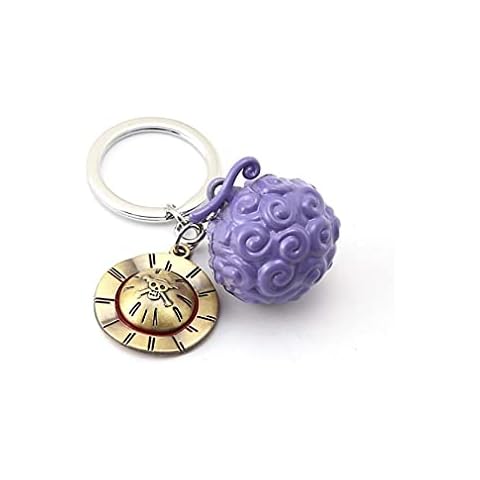 ONE PIECE Monkey D. Luffy Devil Fruit Pendant Keyholder Cosplay Gift ONE PIECE Fans Gift Collection (A) Cover