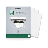 Fellowes Thermal Laminating Pouches, 100 Pack