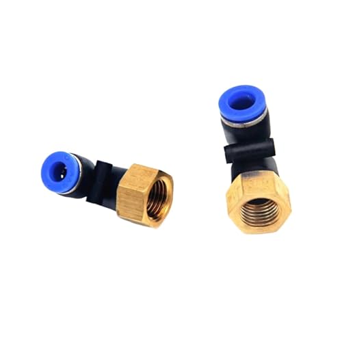 Conector PLF codo hembra contra torsión de mangueras neumáticas de 4mm a 12mm de diámetro 6
