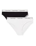Calvin Klein Mädchen-Bikini, G80G800726, Schwarz, 10–12 Jahre, 2 Stück