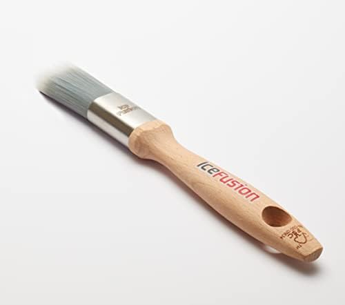 ProDec Advance 1 inch Ice Fusion Trade Professional Synthetic Paint Brush for an Ultra-Smooth Finish Painting with Emulsion, Gloss and Satin Paints on Walls, Ceilings, Wood and Metal, 1" 25mm