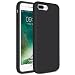 iPhone 8 Plus Silicone Case, iPhone 7 Plus Silicone Case Miracase Silicone Gel Rubber Full Body Protection Shockproof Cover Case Drop Protection for Apple iPhone 7 Plus/ iPhone 8 Plus(5.5")-Black