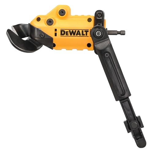 Image of DEWALT DT70620-QZ EXTREME 1 /4 inch 18GA Impact Drill Driver Shear Attachment [Energy Class A+], Easily Cuts upto 1.3mm in Metal, Impact Resistant, Ideal for Roofing, HVAC & Metal Fabrication