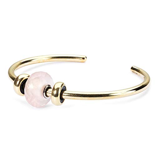 TROLLBEADS Rose Quartz Bead - Harmonious Love Charm | Gemstone (Quartz) | Hearts & Romance Collection | Design by Lise Aagaard3