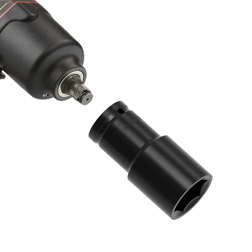 Image of 1 /2 inch Inch Drive by 30mm Deep Impact Socket, Heat-Treated CR-V Steel 3 Inch Length, 6-Point Metric Sizes