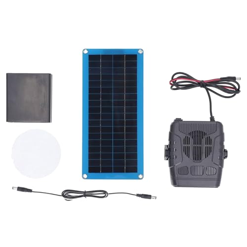 Ahuuen Calentadores de gallinero con panel solar,Calentador de casa para gatos con panel solar - Calentador de deshielo eléctrico para automóvil de 30 W | de coche portátil, kit de