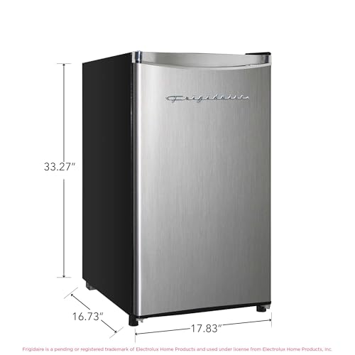Image of Frigidaire EFR323 3.2 cu ft Compact Fridge, Mini Refrigerator, Stainless Steel, Platinum Series