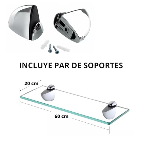 Reviews y listado de Repisas de vidrio templado los más recomendados. 3 Imagen adicional