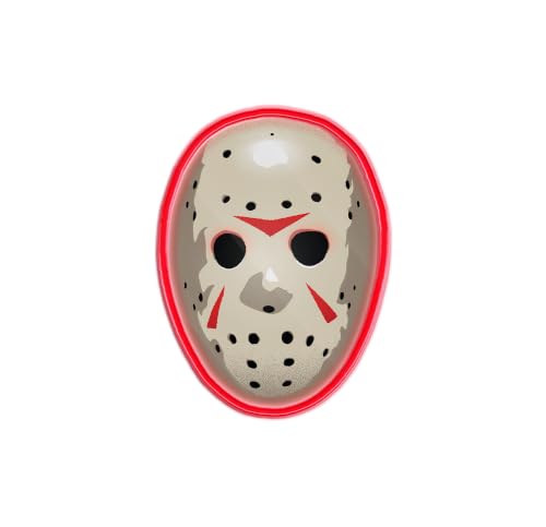Image of Silver Buffalo Friday the 13th Jason Mask Light-Up, Wall Art | Die Cut