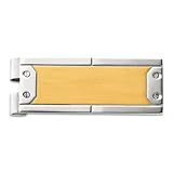 Caractéristiques du produit : polie ; gravable ; acier inoxydable brossé ; ; jaune IP plaqué