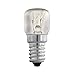Produktbild EGLO Halogen E14 Lampe, Backofen Glühbirne 300°C, Lampe Backofen, Halogen Lampe, 15 Watt, 85 Lumen, Leuchtmittel E14 warmweiß, dimmbar, 2200 Kelvin, Backofenlampe T22, Ø 2 cm
