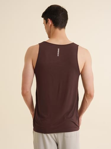 DAMENSCH Neo-Skin Round Neck Vest, Anti-Bacterial, Thermoregulating, Bamboo Spandex Shape Retaining Baniyan for Man, Soft and Sustainable Inner for Men