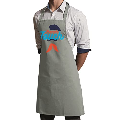 Tablier cuisine premium textile haut de gamme motif béret pour bébé