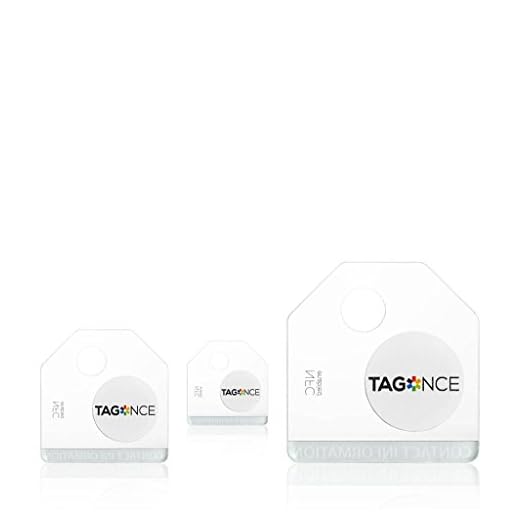 3-er set Crystal Clear Tags