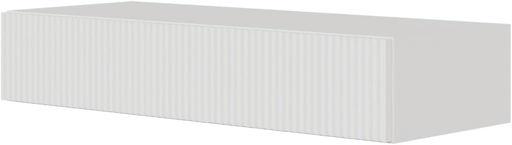 Selsey Mesa Consola con cajón Colgante, Mesa Auxiliar de 90 cm, Mesa de Entrada, Consola, tocador Veldio Blanco