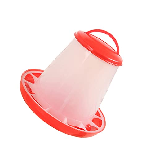 AniYY Hühnerfutterstation und Wasserspender Combo 1,5 kg Hühner-Futterstation 0,26 Gallone Hühnertränke Vögel Geflügel… – Bild 5